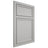 Shiloh Cabinetry Beaded Inset Napa Vertical Paintable Unusual Gray Door