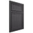 Shiloh Cabinetry Beaded Inset Napa Vertical Poplar Plain Cut Cadet Door