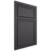 Shiloh Cabinetry Beaded Inset Napa Vertical Poplar Plain Cut Cadet Door