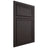 Shiloh Cabinetry Beaded Inset Napa Vertical Poplar Plain Cut Carbon Door