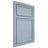 Shiloh Cabinetry Beaded Inset Napa Vertical Poplar Plain Cut Sky Door