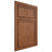 Shiloh Cabinetry Beaded Inset Napa Vertical Red Oak Plain Cut Braun Door