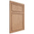 Shiloh Cabinetry Beaded Inset Napa Vertical Red Oak Plain Cut Natural Door