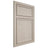 Shiloh Cabinetry Beaded Inset Napa Vertical Walnut Plain Cut Seagull Door