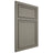 Shiloh Cabinetry Beaded Inset Napa Vertical Walnut Plain Cut Thyme Door
