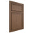 Shiloh Cabinetry Beaded Inset Napa Vertical White Oak Plain Cut Autumn Door