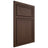 Shiloh Cabinetry Beaded Inset Napa Vertical White Oak Plain Cut Braun Door