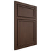 Shiloh Cabinetry Beaded Inset Napa Vertical White Oak Plain Cut Braun Door