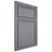 Shiloh Cabinetry Beaded Inset Napa Vertical White Oak Plain Cut Cadet Door