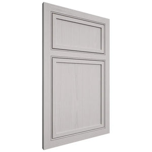 Shiloh Cabinetry Beaded Inset Napa Vertical White Oak Plain Cut Cotton Door