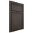 Shiloh Cabinetry Beaded Inset Napa Vertical White Oak Plain Cut Creekside Door