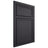 Shiloh Cabinetry Beaded Inset Napa Vertical White Oak Plain Cut Harbor Door