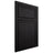 Shiloh Cabinetry Beaded Inset Napa Vertical White Oak Plain Cut Ink Door
