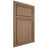 Shiloh Cabinetry Beaded Inset Napa Vertical White Oak Plain Cut Medium Door