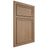 Shiloh Cabinetry Beaded Inset Napa Vertical White Oak Plain Cut Natural Door
