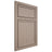 Shiloh Cabinetry Beaded Inset Napa Vertical White Oak Plain Cut Whitewash Door