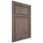 Shiloh Cabinetry Beaded Inset Napa Vertical White Oak Quarter Sawn Clay Door