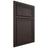 Shiloh Cabinetry Beaded Inset Napa Vertical White Oak Quarter Sawn Morel Door
