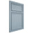 Shiloh Cabinetry Beaded Inset Napa Vertical White Oak Quarter Sawn Sky Door