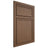 Shiloh Cabinetry Beaded Inset Napa Vertical White Oak Rift Cut Autumn Door
