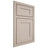 Shiloh Cabinetry Beaded Inset New Haven Alder Plain Cut White Sands Door