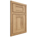 Shiloh Cabinetry Beaded Inset New Haven Hickory Plain Cut Natural Door