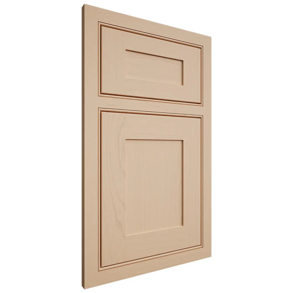 Shiloh Cabinetry Beaded Inset New Haven Maple Plain Cut Natural Door
