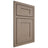 Shiloh Cabinetry Beaded Inset New Haven White Oak Plain Cut Almond Door