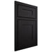 Shiloh Cabinetry Beaded Inset New Haven White Oak Plain Cut Ink Door