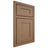 Shiloh Cabinetry Beaded Inset New Haven White Oak Plain Cut Medium Door