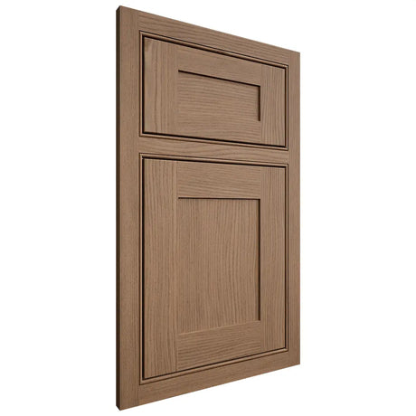 Shiloh Cabinetry Beaded Inset New Haven White Oak Plain Cut Medium Door