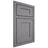 Shiloh Cabinetry Beaded Inset New Haven White Oak Plain Cut Sterling Door