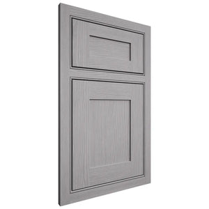 Shiloh Cabinetry Beaded Inset New Haven White Oak Plain Cut Stratus Door