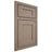 Shiloh Cabinetry Beaded Inset New Haven White Oak Quarter Sawn Almond Door