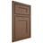 Shiloh Cabinetry Beaded Inset New Haven White Oak Quarter Sawn Autumn Door