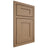 Shiloh Cabinetry Beaded Inset New Haven White Oak Quarter Sawn Natural Door