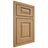 Shiloh Cabinetry Beaded Inset Oxford Alder Plain Cut Natural Door