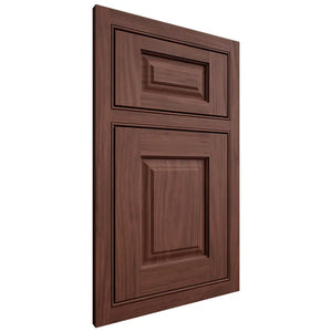 Shiloh Cabinetry Beaded Inset Oxford Cherry Plain Cut Bourbon Door
