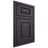 Shiloh Cabinetry Beaded Inset Oxford Hickory Plain Cut Harbor Door
