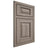 Shiloh Cabinetry Beaded Inset Oxford Hickory Plain Cut Sterling Door