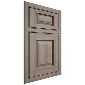 Shiloh Cabinetry Beaded Inset Oxford Hickory Plain Cut Sterling Door