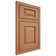 Shiloh Cabinetry Beaded Inset Oxford Maple Plain Cut Cashmere Door