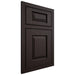 Shiloh Cabinetry Beaded Inset Oxford Maple Plain Cut Espresso Door