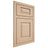 Shiloh Cabinetry Beaded Inset Oxford Maple Plain Cut Natural Door