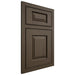 Shiloh Cabinetry Beaded Inset Oxford Maple Plain Cut Perfect Brown Door