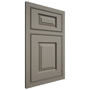Shiloh Cabinetry Beaded Inset Oxford Maple Plain Cut Thyme Door
