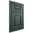 Shiloh Cabinetry Beaded Inset Oxford Paintable Billiard Green Door
