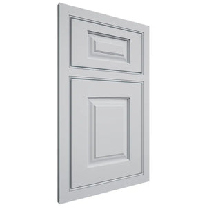 Shiloh Cabinetry Beaded Inset Oxford Paintable Niebla Azul Door