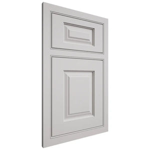 Shiloh Cabinetry Beaded Inset Oxford Paintable Repose Gray Door