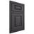 Shiloh Cabinetry Beaded Inset Oxford Poplar Plain Cut Cadet Door